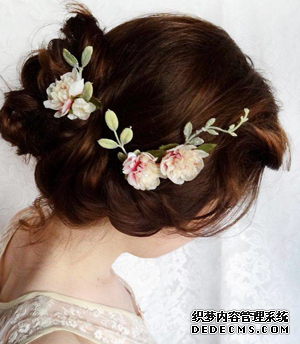 韓式新娘盤頭發型